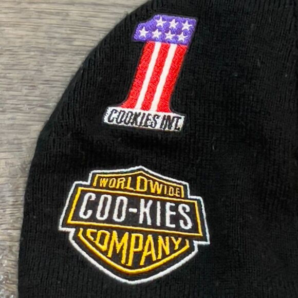 Cookies Highway Black Cuffed Beanie - One Size - Picture 3 of 10